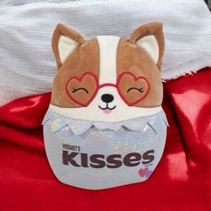 Squishmallow Hersheys Kisses Regina The Corgi Love Plush Doll Lovey Stuffed 5”